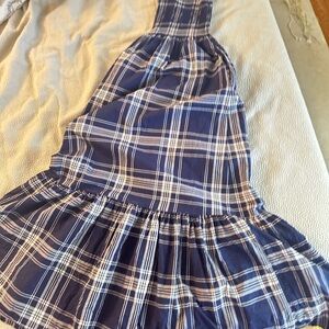 Hill House Navy Plaid Nap Dress